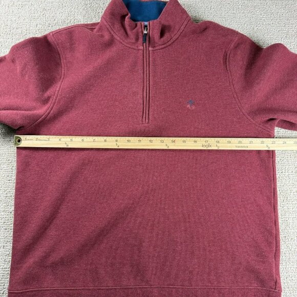Brooks Brothers 1/4 Zip Comfort Sweatshirt Red Men’s Size XL - Picture 4 of 7